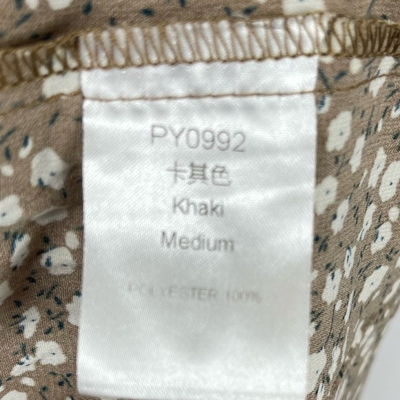 Women's Medium Cottagecore Boho Ditsy Floral Dress Summer Retro Date - Picture 6 of 9